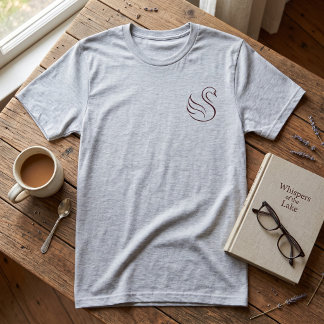 T-Shirt minimaliste Quiet Luxury Swan Crest | Heat