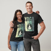 T-shirt Minimalistic Lotus Flower Meditating Yoga (Unisexe)