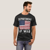 T-shirt Ministère De La Guerre Créé En 2025 (Devant entier)