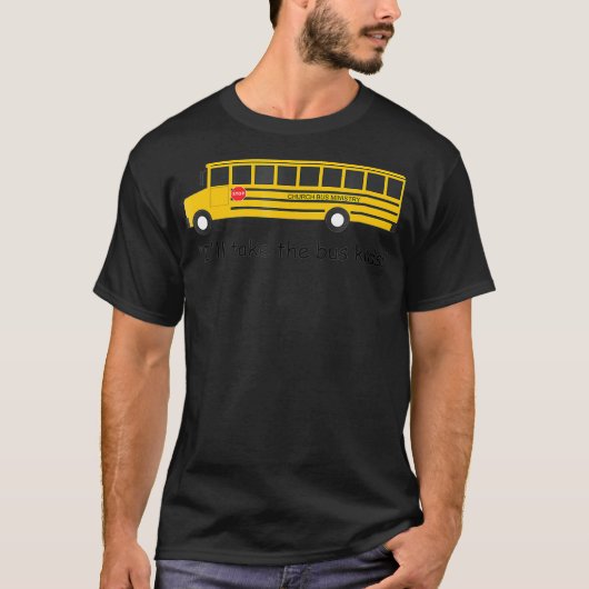 T-shirt Ministère des bus de l'église (Devant)