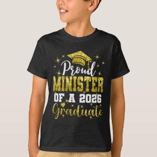 T-shirt Ministre Super Fier De Diplômé(e) Senior 2026