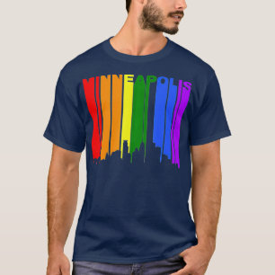 T-shirt Minneapolis Minnesota Gay pride LGBTQ Rainbow Skyl