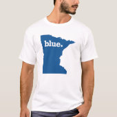 T-SHIRT MINNESOTA BLUE STATE (Devant)