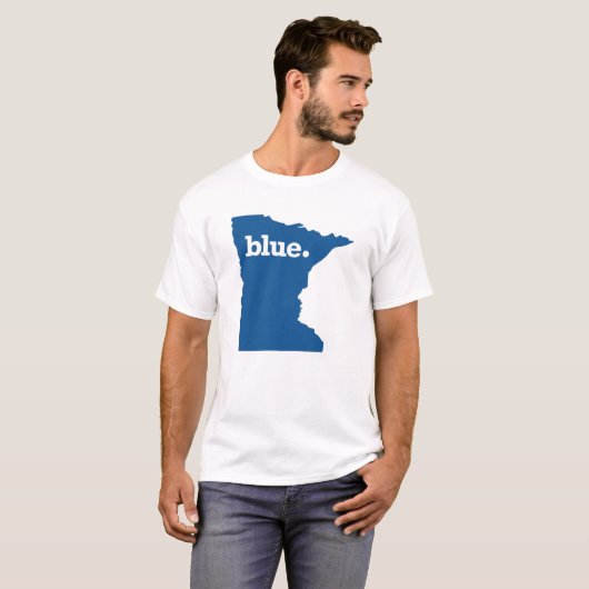 T-SHIRT MINNESOTA BLUE STATE (Devant entier)