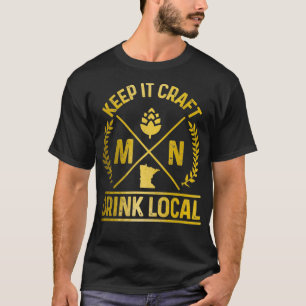 T-shirt Minnesota Boire Brasserie locale Brasserie Artisan