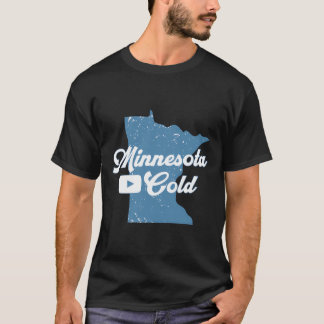 T-shirt Minnesota Cold Official Merchandises - Vintage Des