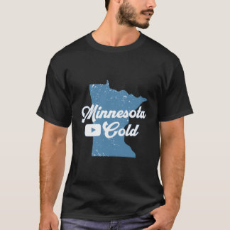 T-shirt Minnesota Cold Official Merchandises - Vintage Des