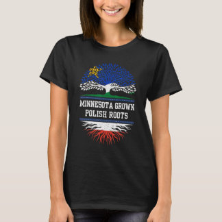 T-shirt Minnesota Cultivé Avec Racines Polonaises Pologne