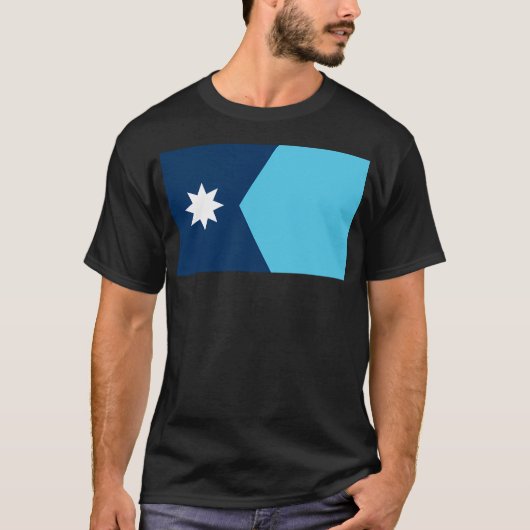 T-shirt Minnesota - Drapeau D'État (Devant)