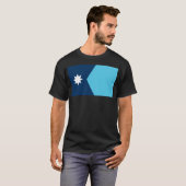 T-shirt Minnesota - Drapeau D'État (Devant entier)