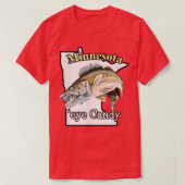 T-shirt Minnesota 'Eye Candy Funny Walleye 811 (Design devant)