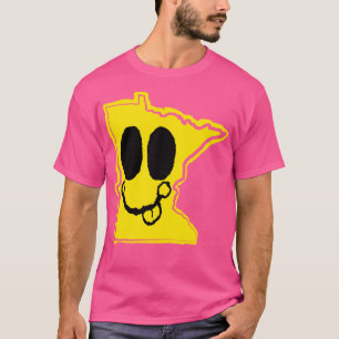 T-shirt Minnesota Happy Face avec la langue sort