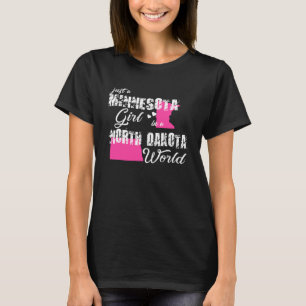 T-shirt Minnesota Juste une fille du Minnesota dans le Dak