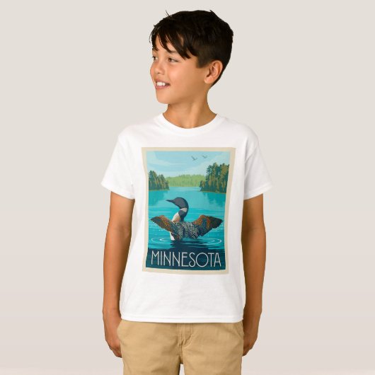 T-shirt Minnesota | Loon (Devant entier)