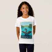 T-Shirt Minnesota | Loon (Devant entier)