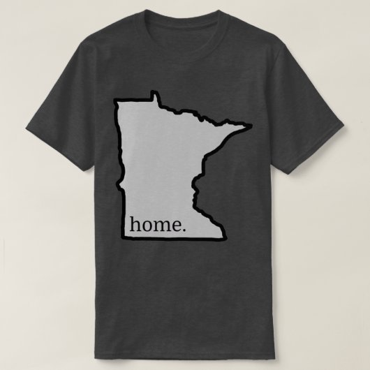 T-shirt minnesota maison rose (Design devant)