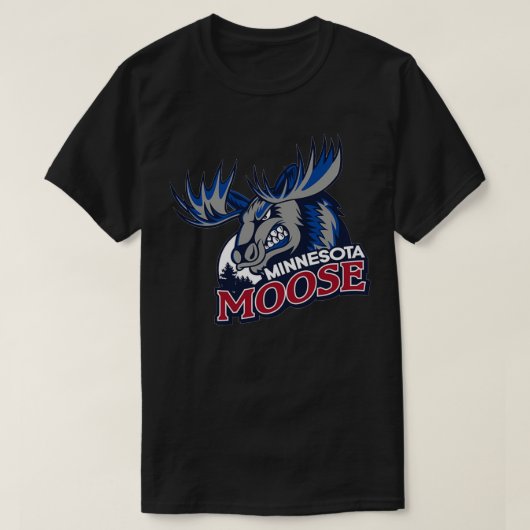 T-shirt Minnesota Moose Junior Hockey (Design devant)