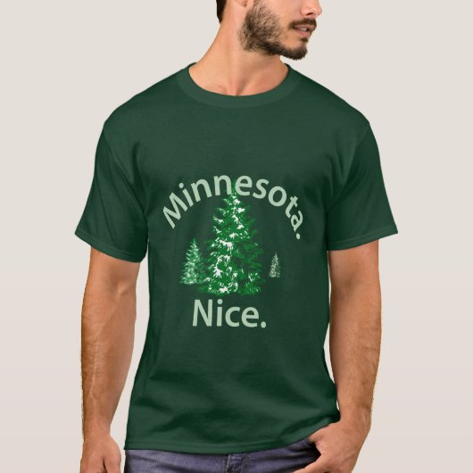 T-shirt Minnesota Nice. Point ! (Devant)
