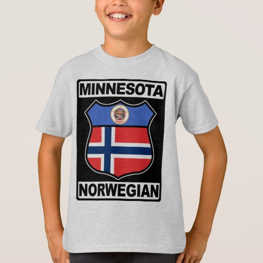T-shirt Minnesota Norwegian American Tee (Devant)