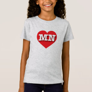 T-Shirt Minnesota Red Heart - J'aime MN
