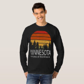 T-shirt Minnesota State Home Of The Brave Minnesota Love (Devant entier)