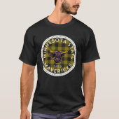 T-shirt Minnesota State Mankato Mavericks Plaid Badge (Devant)