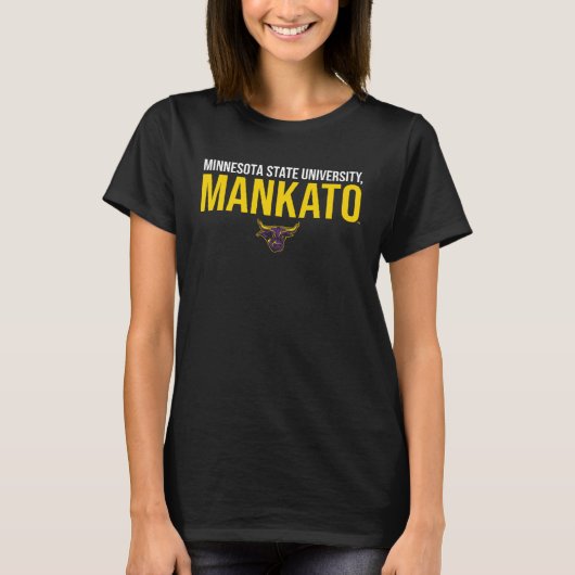 T-shirt Minnesota State Mankato Mavericks Stacked (Devant)