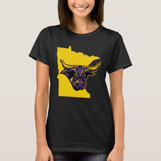 T-shirt Minnesota State Mankato Mavericks State Shape (Devant)