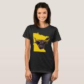 T-shirt Minnesota State Mankato Mavericks State Shape (Devant entier)