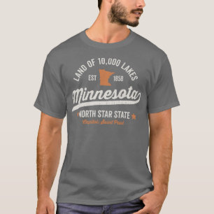 T-shirt Minnesota Terre de 10000 Lacs