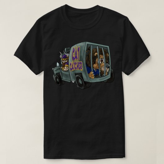 T-shirt Minnesota Vikings Vans Vikings vs Lions (Design devant)