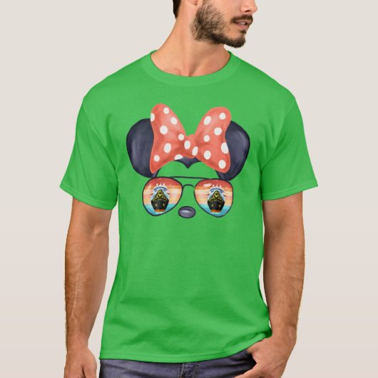 T-shirt Minnie Cruise Design family (Devant)
