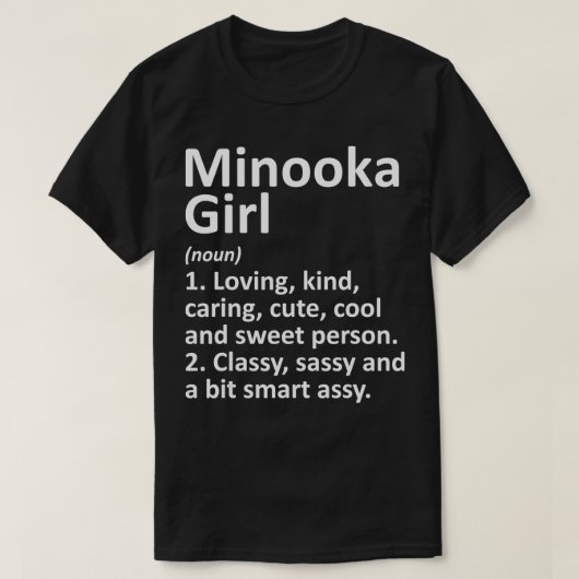 T-shirt MINOOKA L IL ILLINOIS Funny City Accueil Racines C (Design devant)