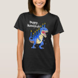 T-shirt Minorasaurus Rex Dinosaur Chanukkah Heureux Hanouk<br><div class="desc">Minorasaurus Rex Dinosaur Chanukkah Heureux Hanoukka</div>