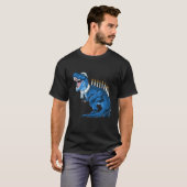 T-shirt Minorasaurus Rex, T Rex Dinosaur Hanoukka (Devant entier)