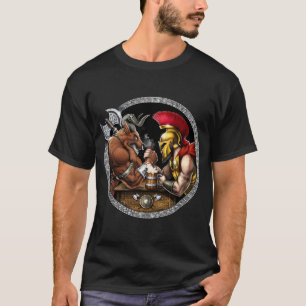 T-shirt Minotaure vs Spartan Bras de Fer