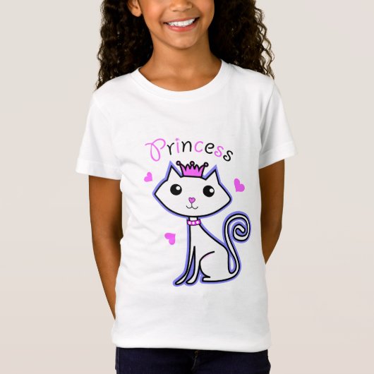 T-Shirt minou de princesse (Devant)