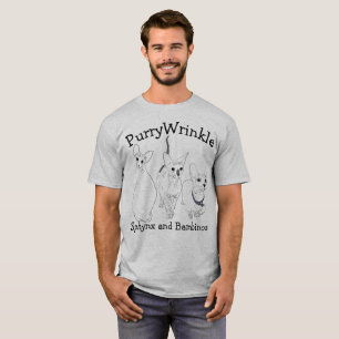 T-shirt Minous de PurryWrinkle Sphynx et de Bambino