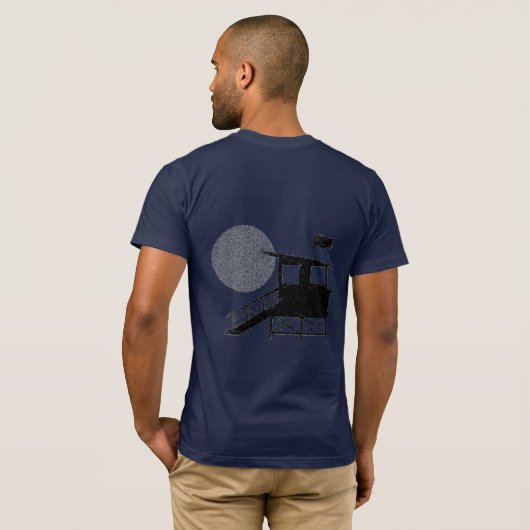 T-shirt Minuit de Neptune (Dos entier)