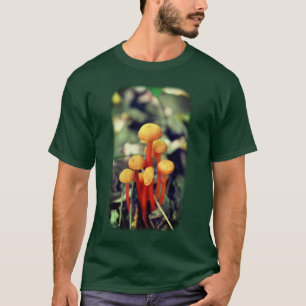 T-shirt Minuscule Champignons Orange Nature