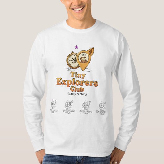 T-shirt Minuscule Club Explorateurs - Compass & Treasure F (Devant)