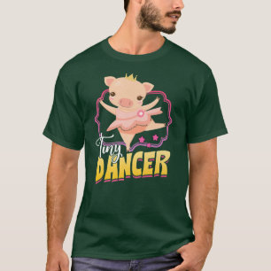 T-shirt Minuscule danseur Pig Oink Ballet Premium