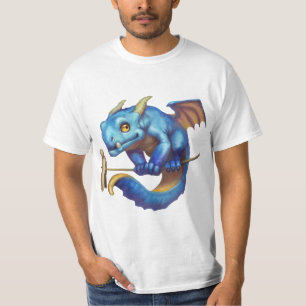 T-shirt Minuscule Dragon Bleu