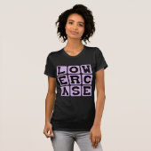 T-shirt Minuscule, Style de lettrage (Devant entier)