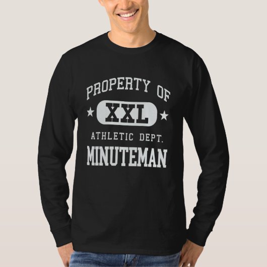 T-shirt Minuteman XXL Athletic School Property (Devant)