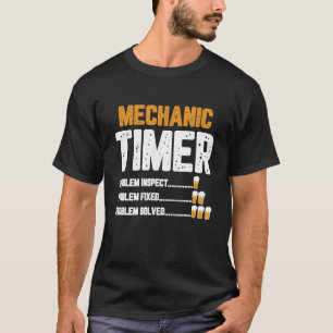 T-shirt Minuterie mécanique de voiture Bière mécanique