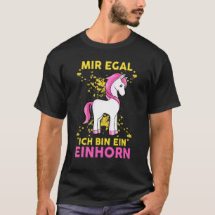 T-shirt Mir Egal Ich Bin Ein Einhorn Fabuleux Créatures St
