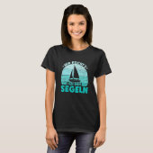 T-shirt Mir reichts Ich geh sailboat skipper catamaran (Devant entier)