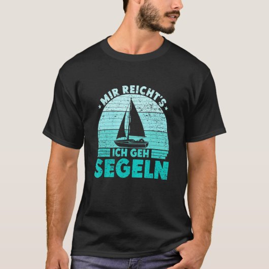 T-shirt Mir reichts Ich geh sailboat skipper catamaran (Devant)