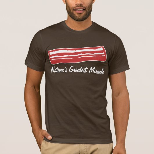T-shirt miracle de la nature de lard le plus grand (Devant)